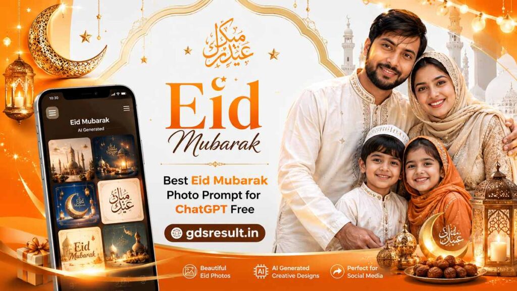 Best Eid Mubarak Photo Prompt for Chatgpt free