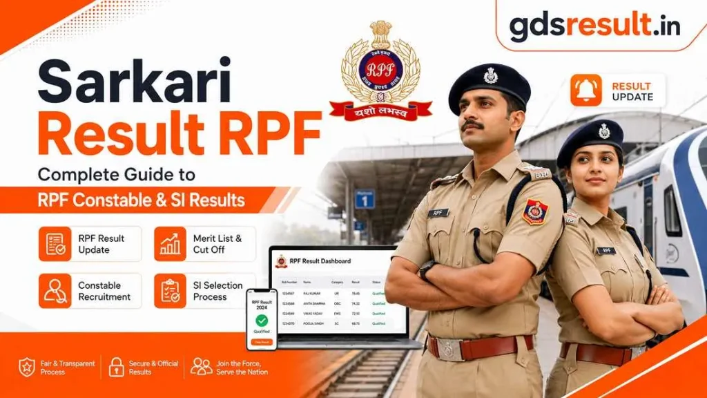 Sarkari Result RPF Complete Guide to RPF Constable & SI Results